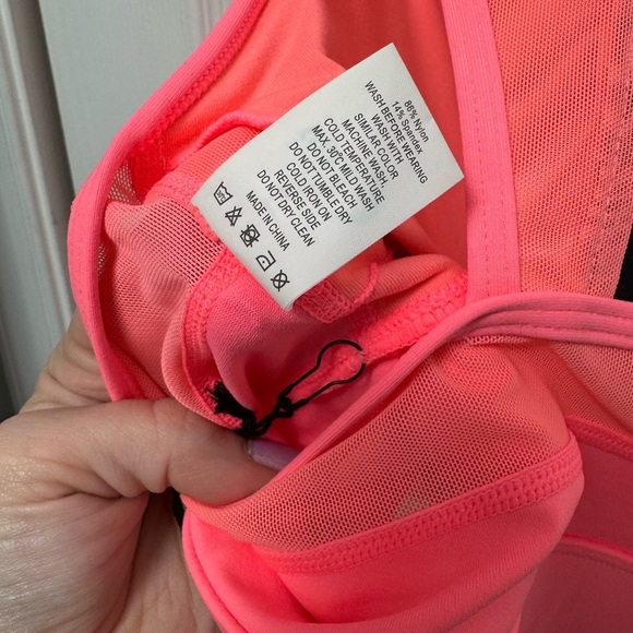 Women's Pink Sports Bra - Picture 5 of 5